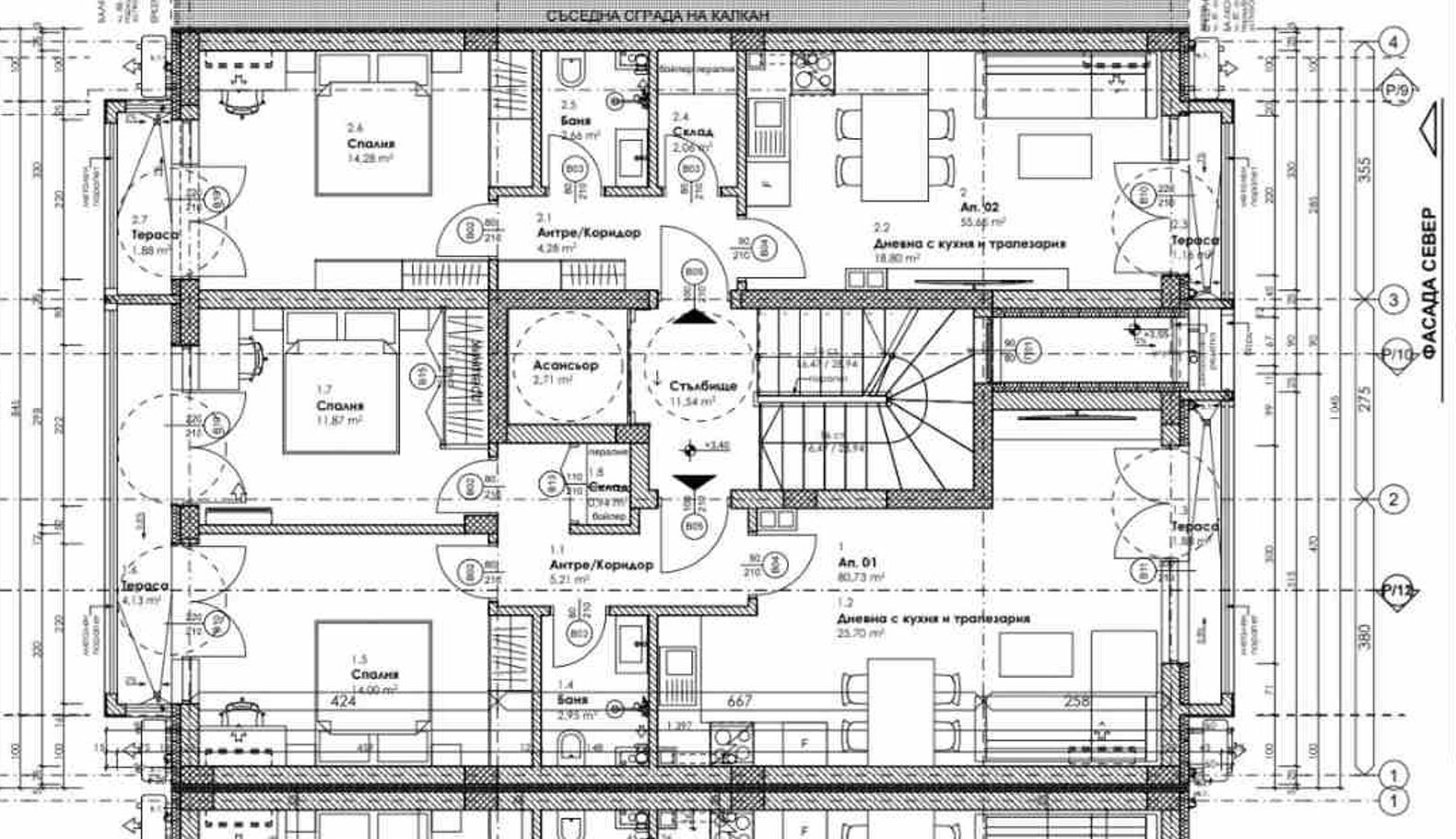 Prostor, světlo a komfort – apartmán se dvěma ložnicemi a dvěma orientacemi v novostavbě v Meden Rudnik, zóna B