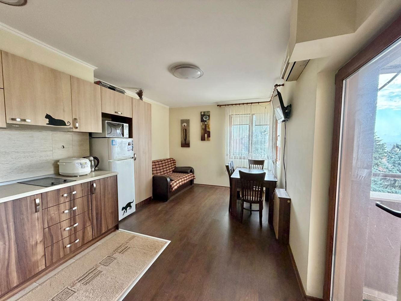 Apartmán s jednou ložnicí s výhledem na moře a nízkým poplatkem za údržbu v Ravdě