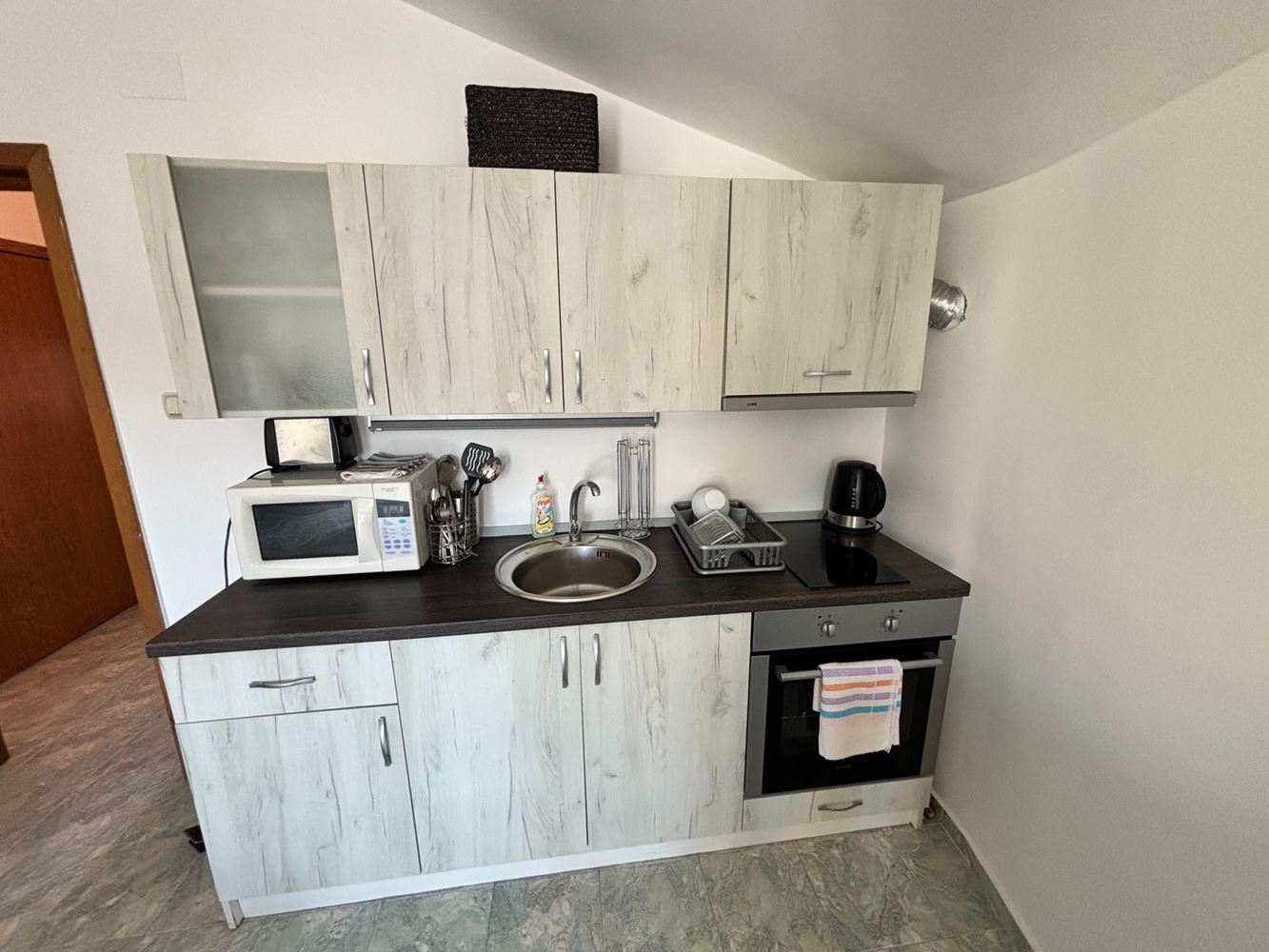 Apartmán se dvěma ložnicemi a panoramatickým výhledem na moře ve Sveti Vlas