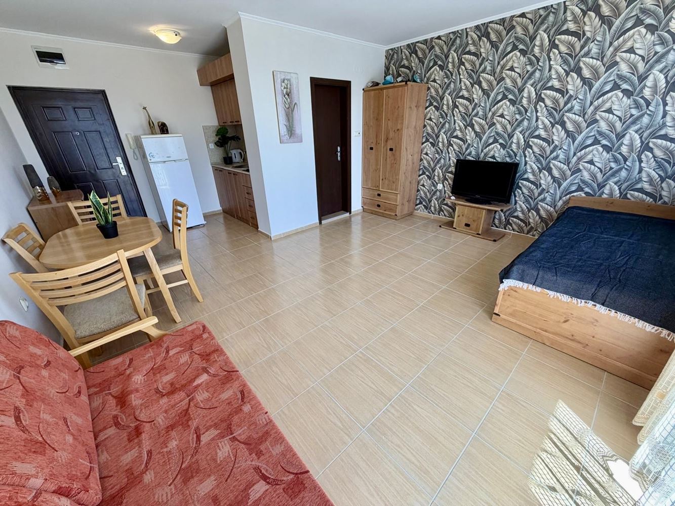 Panoramatické studio s úchvatným výhledem na moře v Nesebaru – připravené k nastěhování