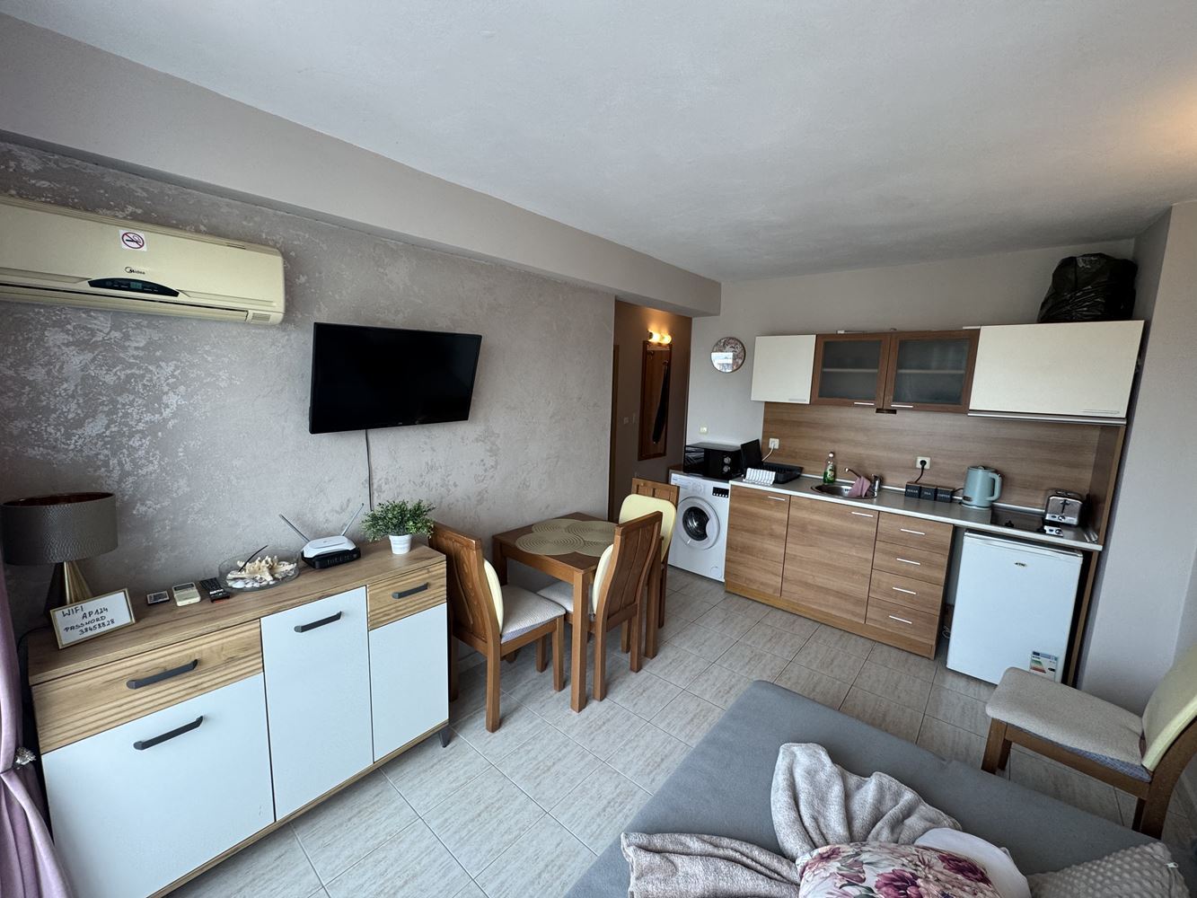 Apartmán s jednou ložnicí a panoramatickým výhledem v srdci Slunečného pobřeží