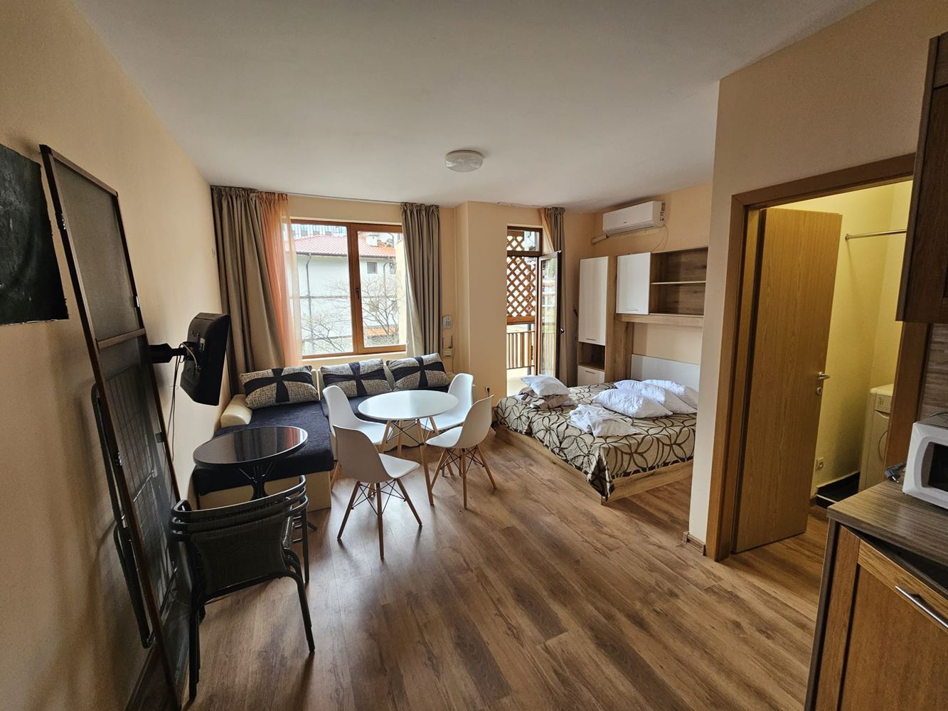 Útulné studio na první linii u moře s přímořskou atmosférou ve Sveti Vlas