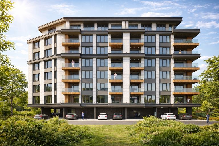 Stylový mezonetový apartmán se 2 ložnicemi, terasou a šatnou v novém projektu v rezidenční čtvrti Slaveykov, Burgas – moderní design a komfort