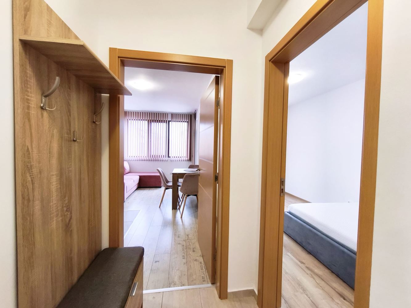 Útulný byt s jednou ložnicí v nové čtvrti Nesebaru – bez poplatku za údržbu