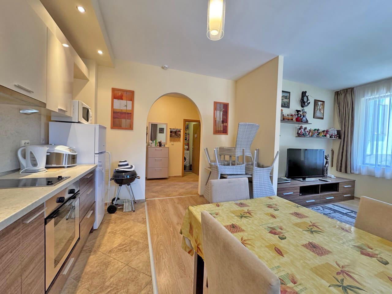 Apartmán s jednou ložnicí v první linii v prémiovém komplexu ve Sveti Vlas