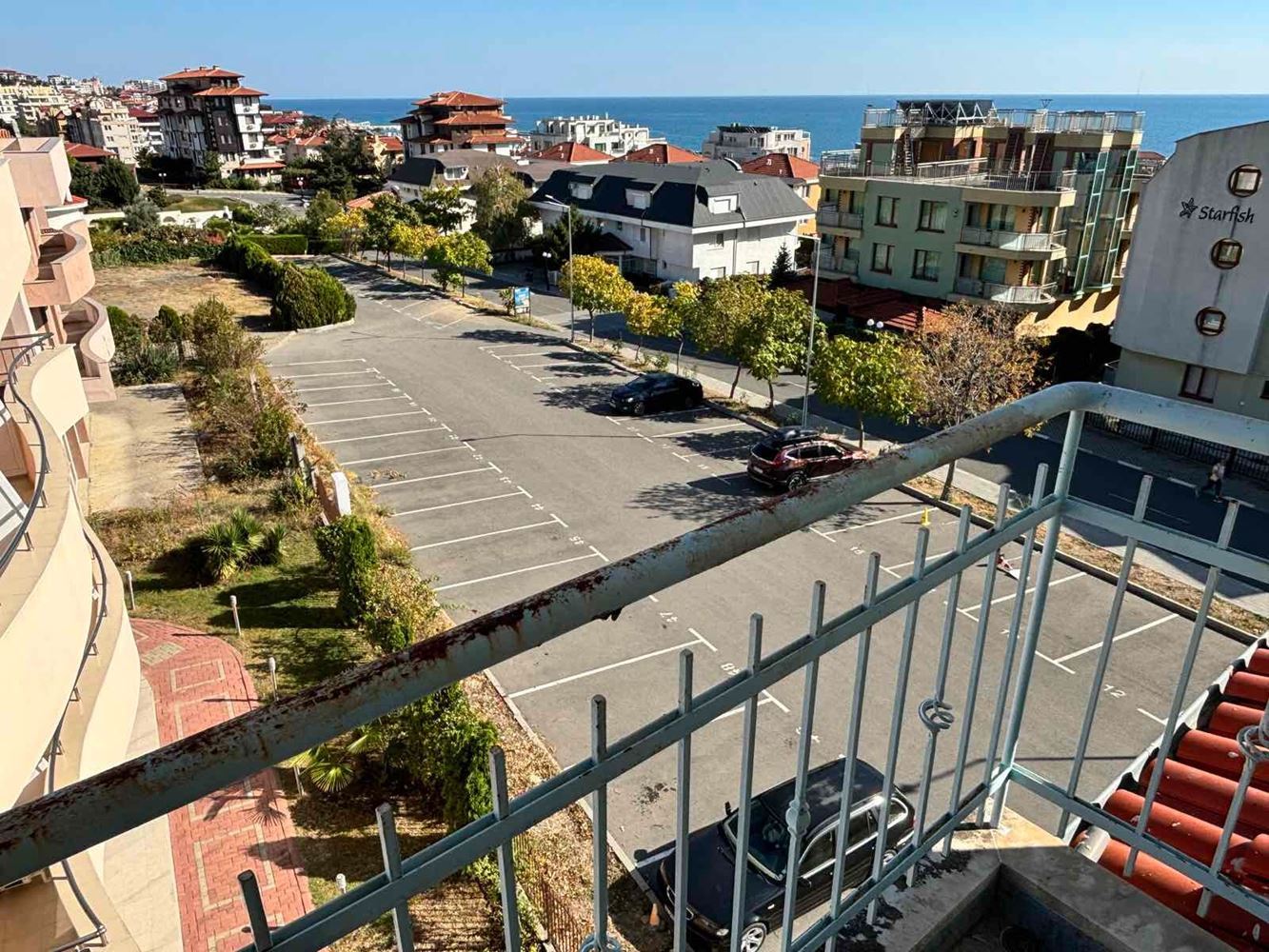 Apartmán se dvěma ložnicemi a panoramatickým výhledem na moře ve Sveti Vlas