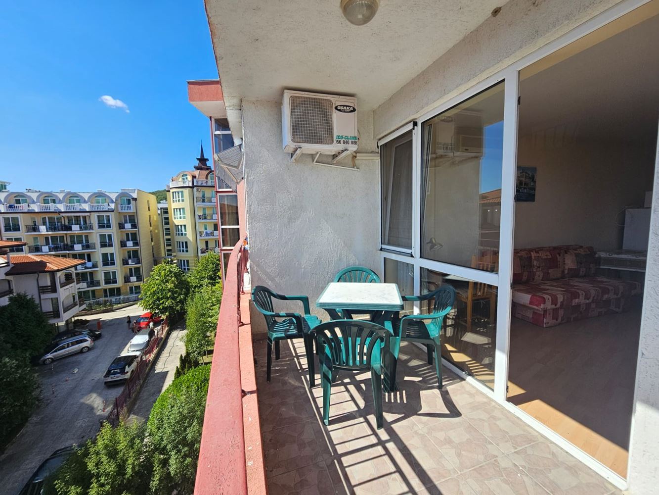 Dvoupokojový apartmán s výhledem na moře v prvotřídním přímořském komplexu – letovisko Elenite