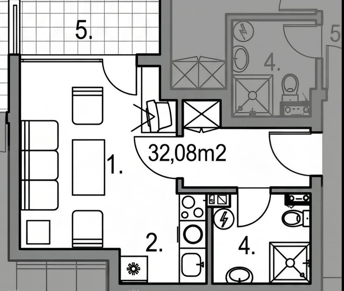 Útulné studio s výhledem do zahrady – skvělá příležitost k bydlení i investici na Slunečném pobřeží