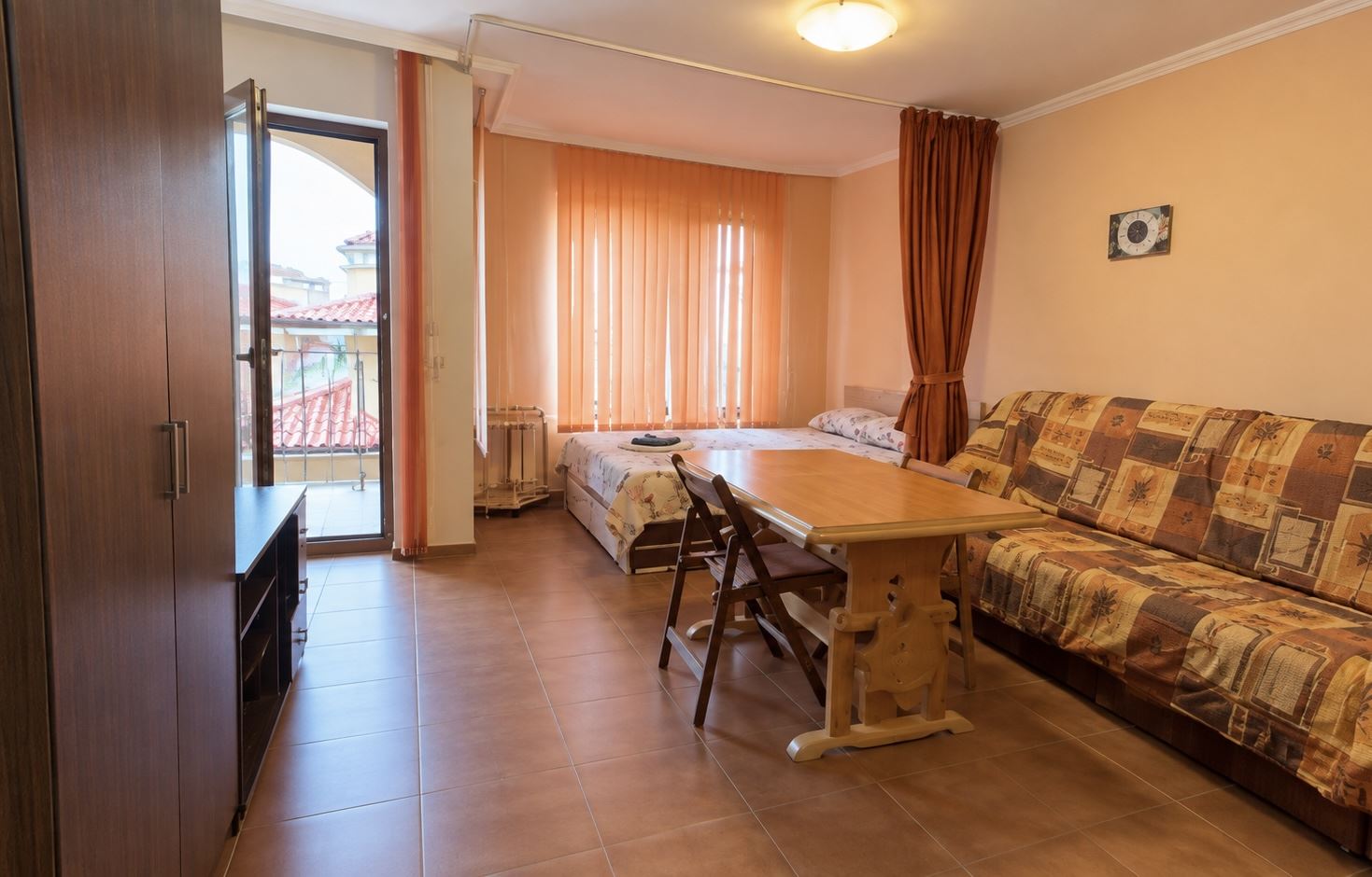 Sveti Vlas: Stylové studio s jižní orientací v komplexu s bazénem a Aktem 16