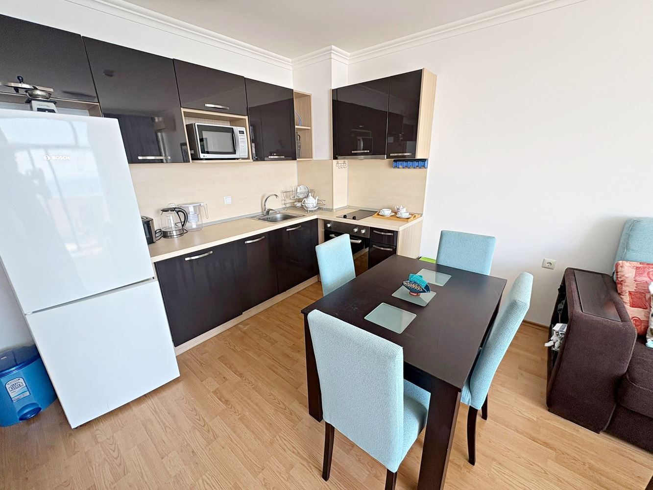 Luxusní apartmán s jednou ložnicí s panoramatickým výhledem na moře v první linii ve Sveti Vlas