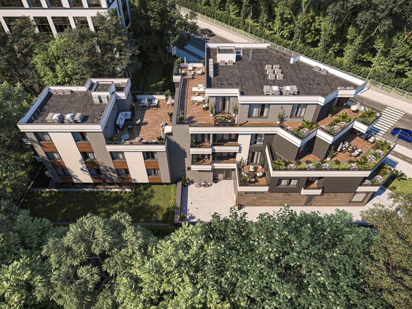 Prostorný apartmán se dvěma ložnicemi v novostavbě bez poplatku za údržbu
