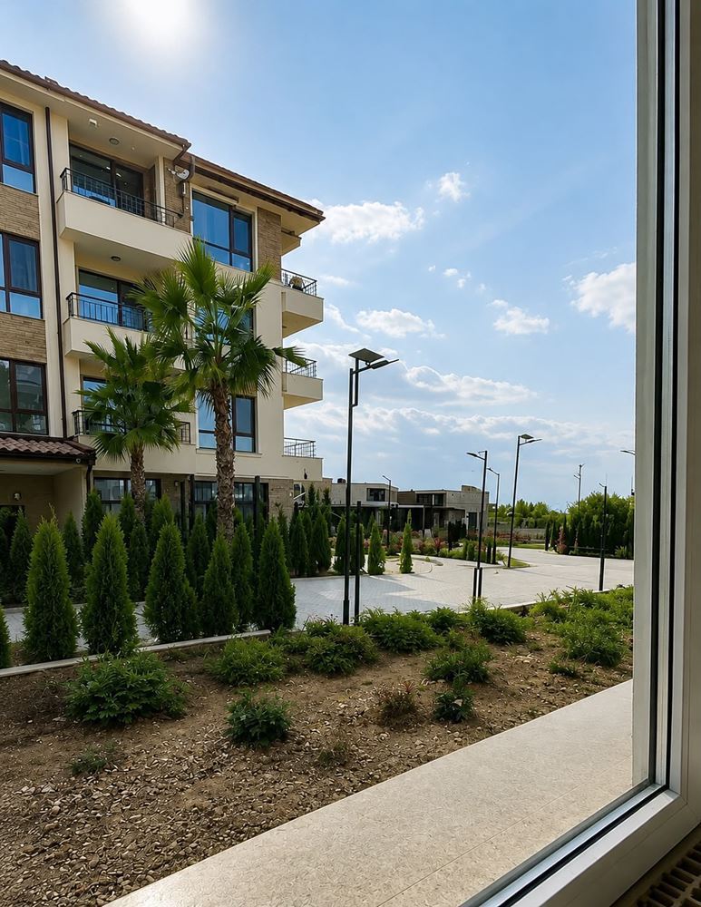 Apartmán s vlastní zahrádkou 100 m od moře v Sarafovu – novostavba před Aktem 15