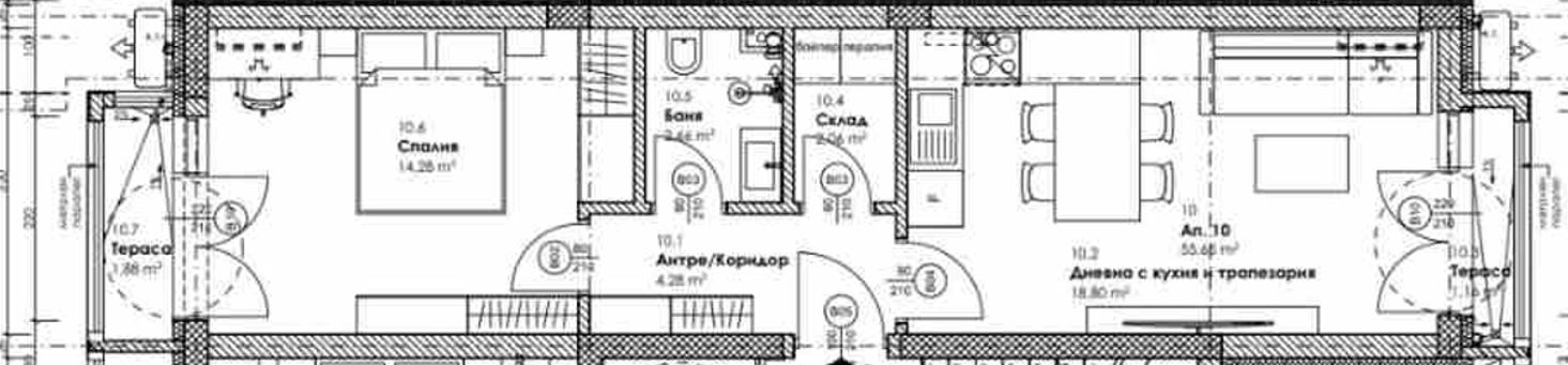 Panoramatický byt s jednou ložnicí v moderní butikové budově – investice do budoucnosti v Meden Rudnik, zóna B