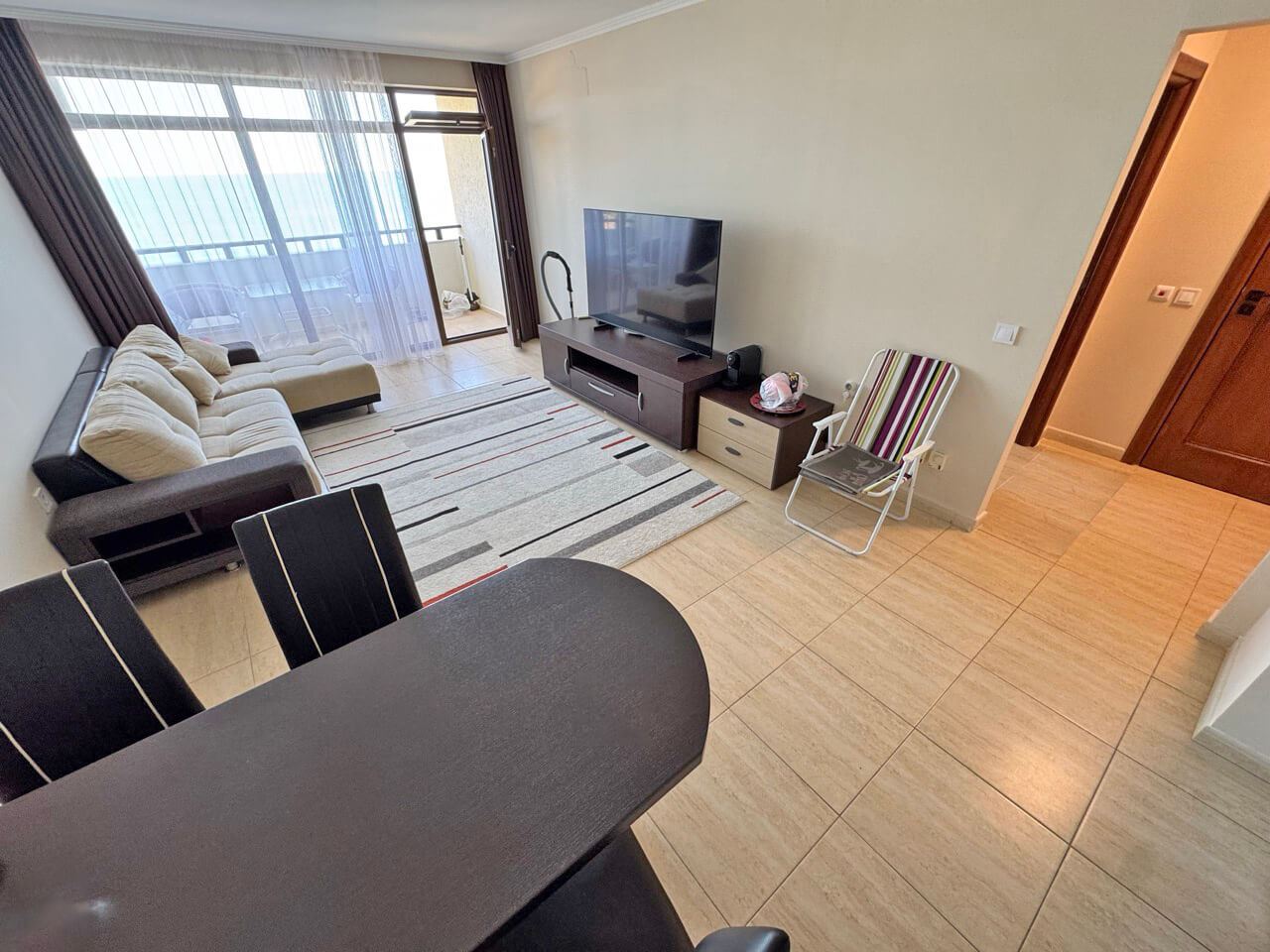 Apartmán s jednou ložnicí v první linii u moře s panoramatickým výhledem na moře ve Svatém Vlasu