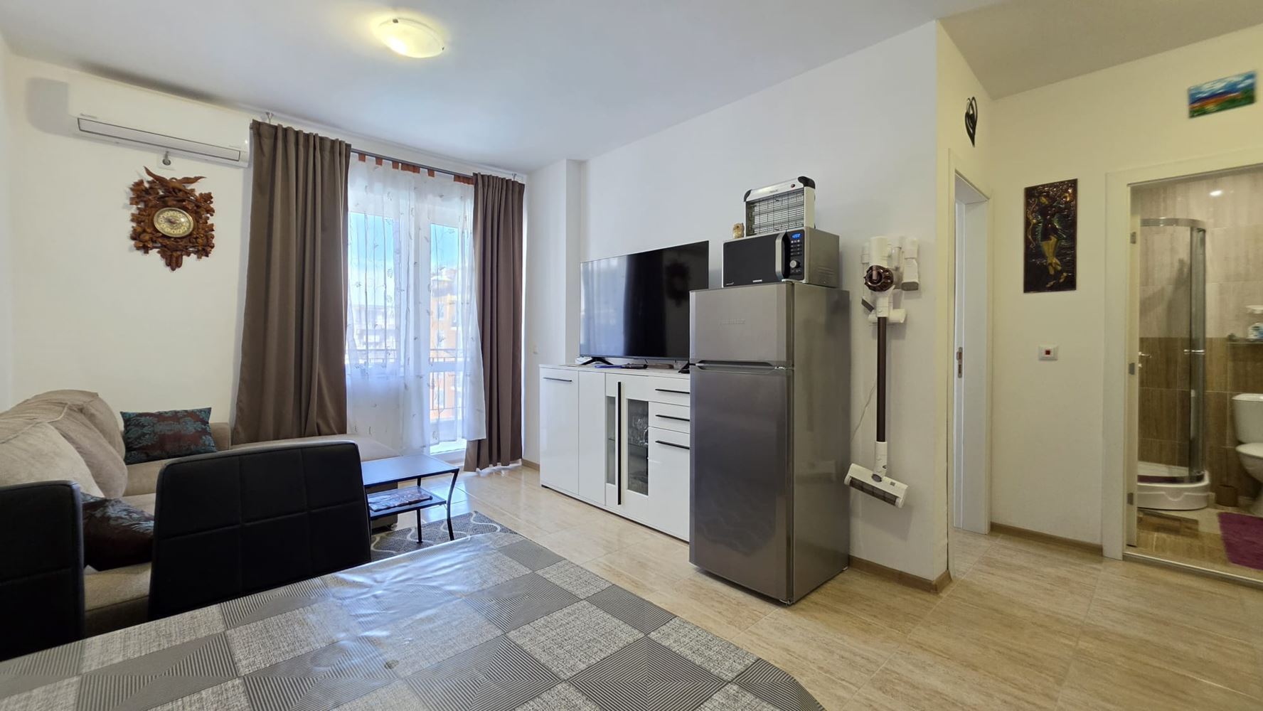 Útulný apartmán s jednou ložnicí v centrální části Slunečného pobřeží – vynikající volba pro dovolenou a investici