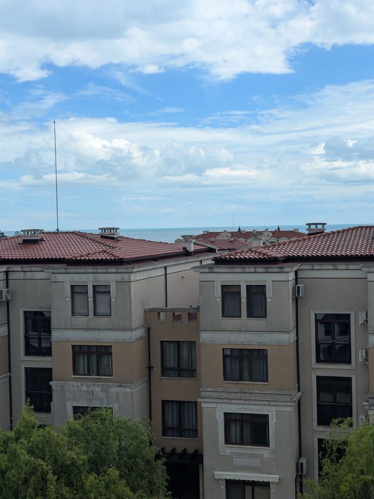 Apartmán s jednou ložnicí a částečným výhledem na moře v luxusním komplexu s vlastní infrastrukturou v Sozopolu