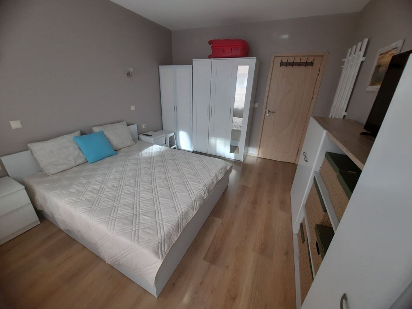 Dvoupokojový apartmán s jednou ložnicí pouhých 300 metrů od moře v Pomorie