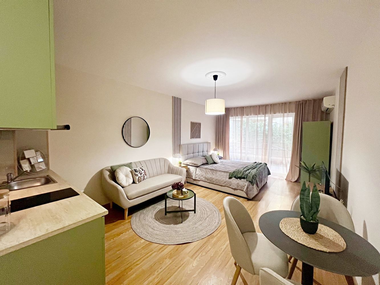 Studio s designovou rekonstrukcí ve Sveti Vlas – pouhých 200 m od moře