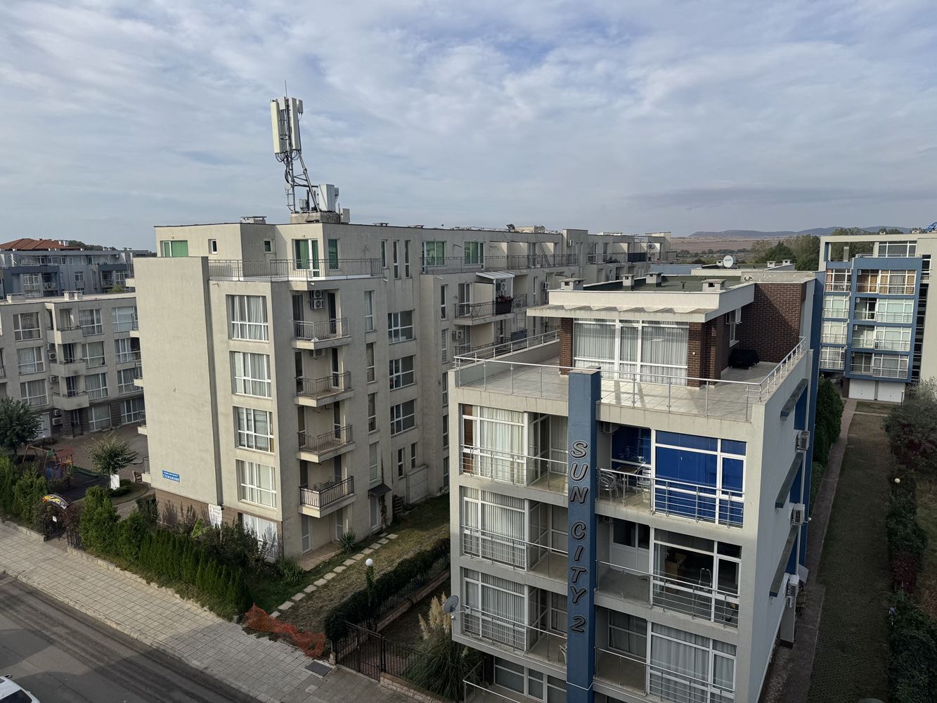 Apartmán s jednou ložnicí a panoramatickým výhledem v srdci Slunečného pobřeží
