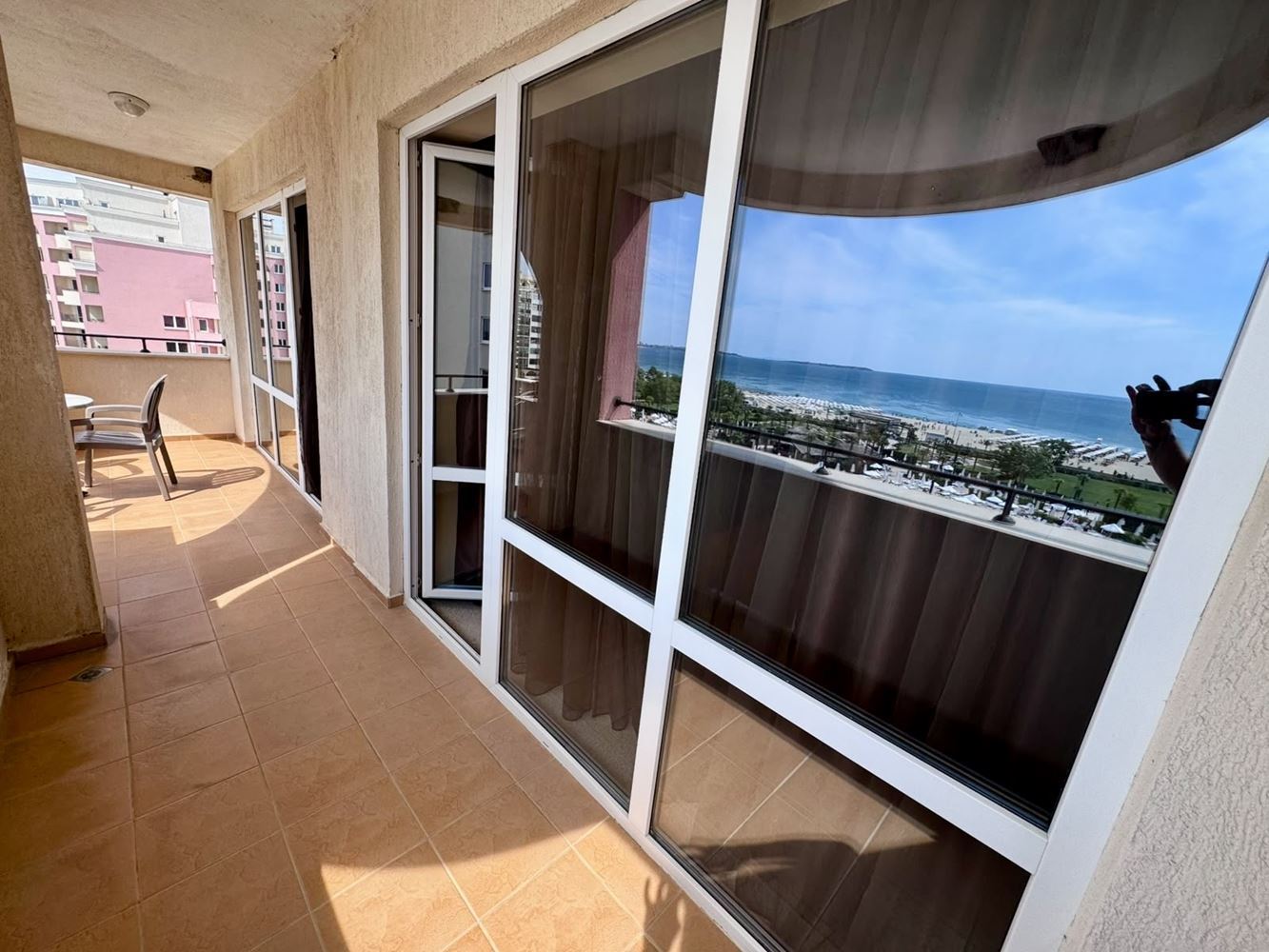 Apartmán s jednou ložnicí v první linii s panoramatickým výhledem na moře na Slunečném pobřeží