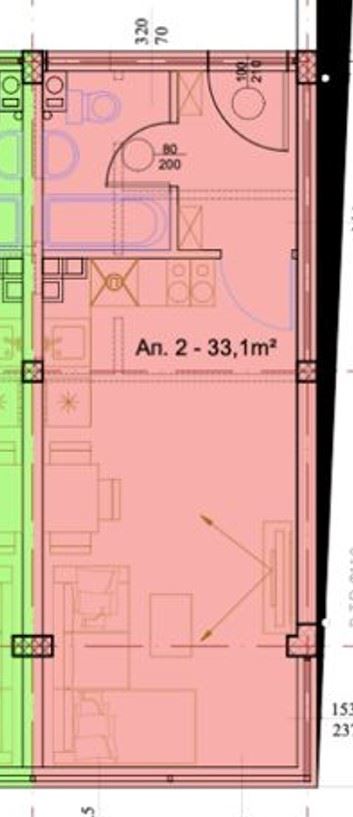 Praktické studio bez poplatku za údržbu v Ravda – vynikající volba pro celoroční bydlení nebo investici