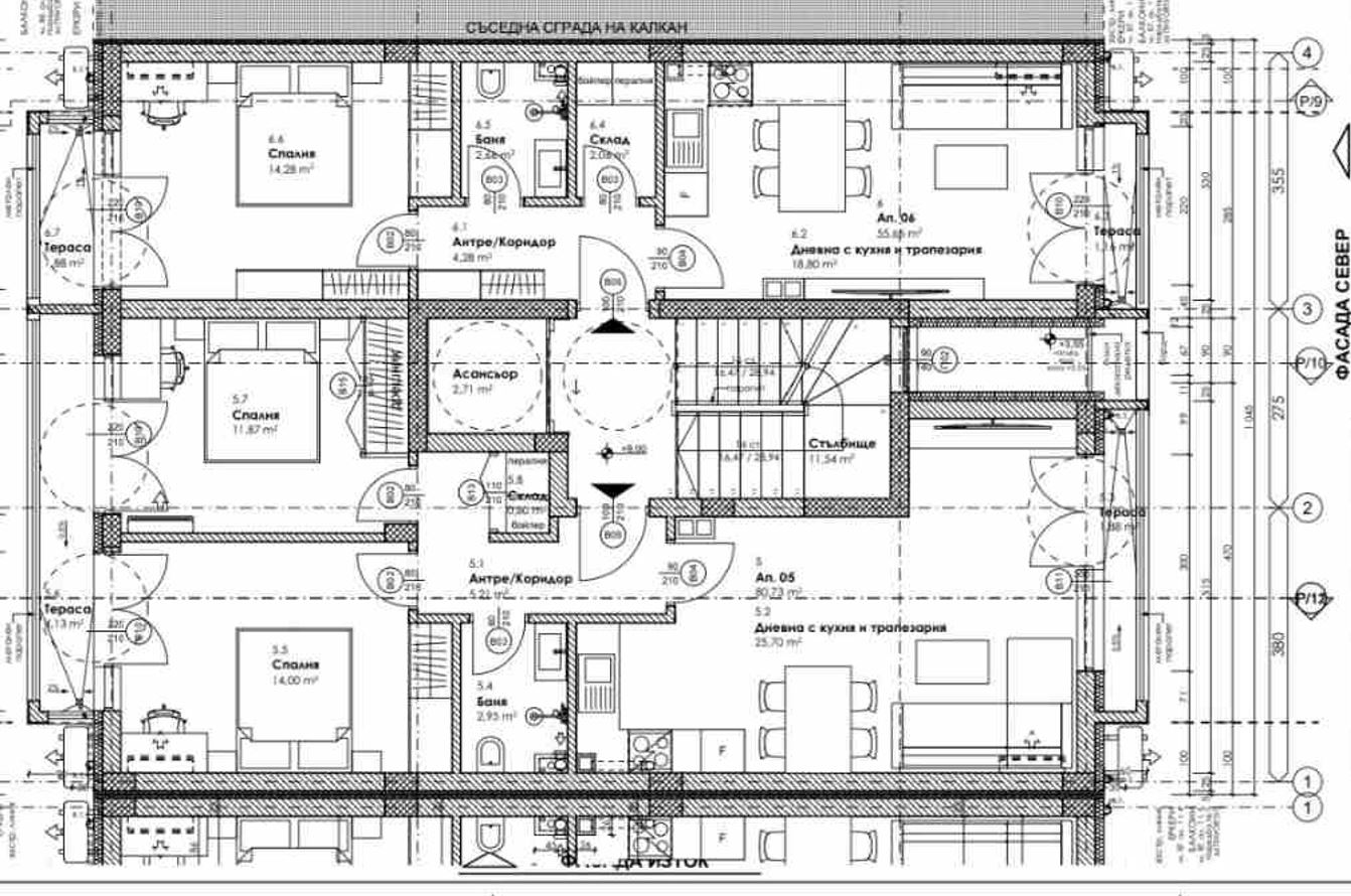 Byt se dvěma ložnicemi  v novostavbě v Meden Rudnik, zóna B