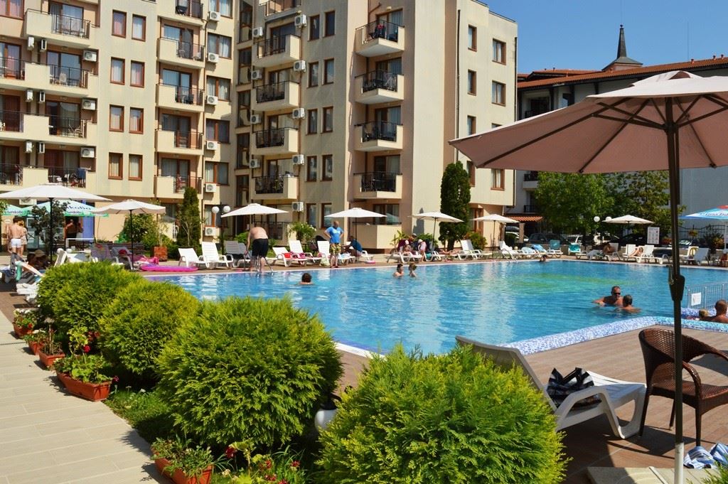 Apartmán s jednou ložnicí s panoramatickým výhledem a skvělou lokalitou v Sunny Beach