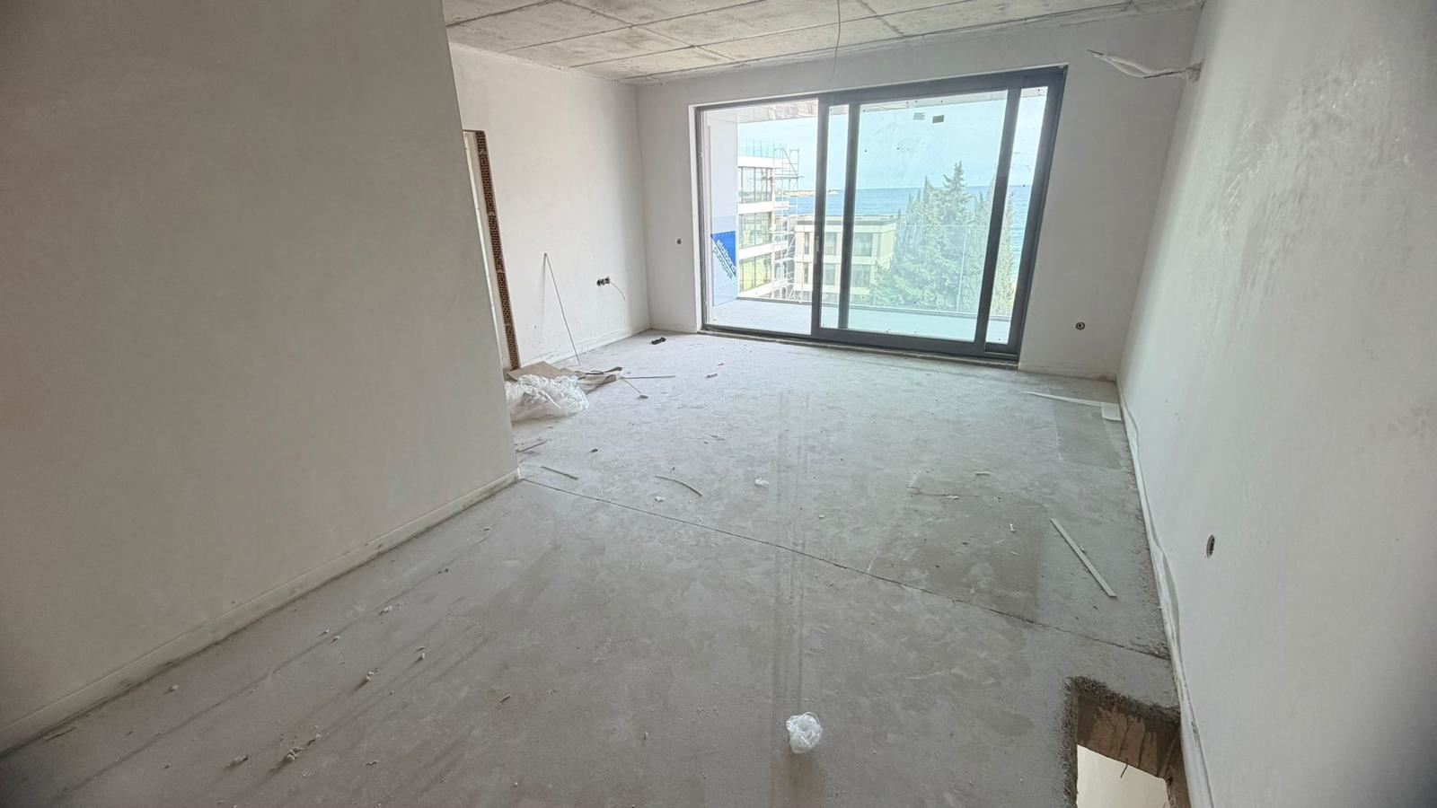 Apartmán s jednou ložnicí s přímým panoramatickým výhledem na moře v Ravdě – prvotřídní komfort a výhled z každého obytného pokoje