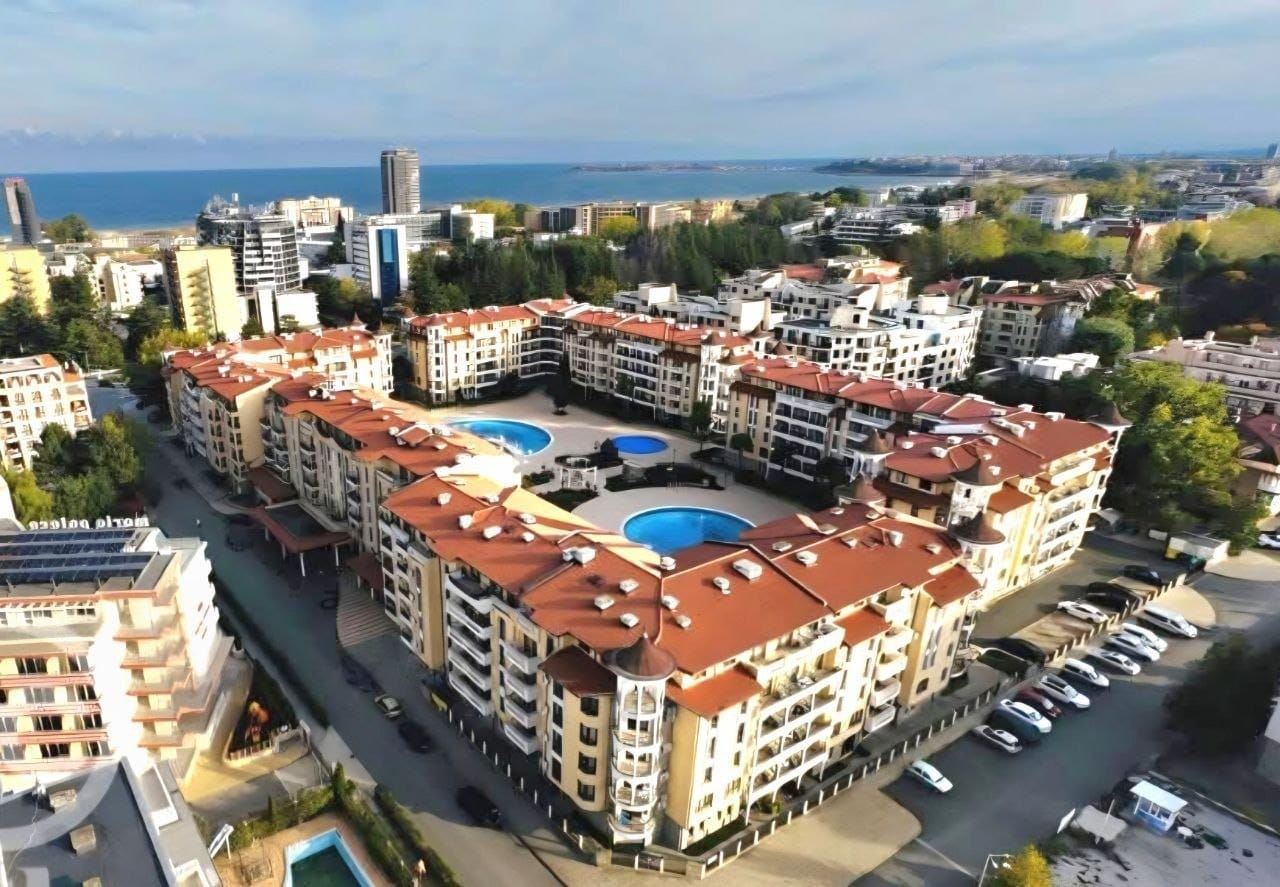 Komfort u moře a letovisková atmosféra – studio s vynikajícím vybavením na Slunečném pobřeží