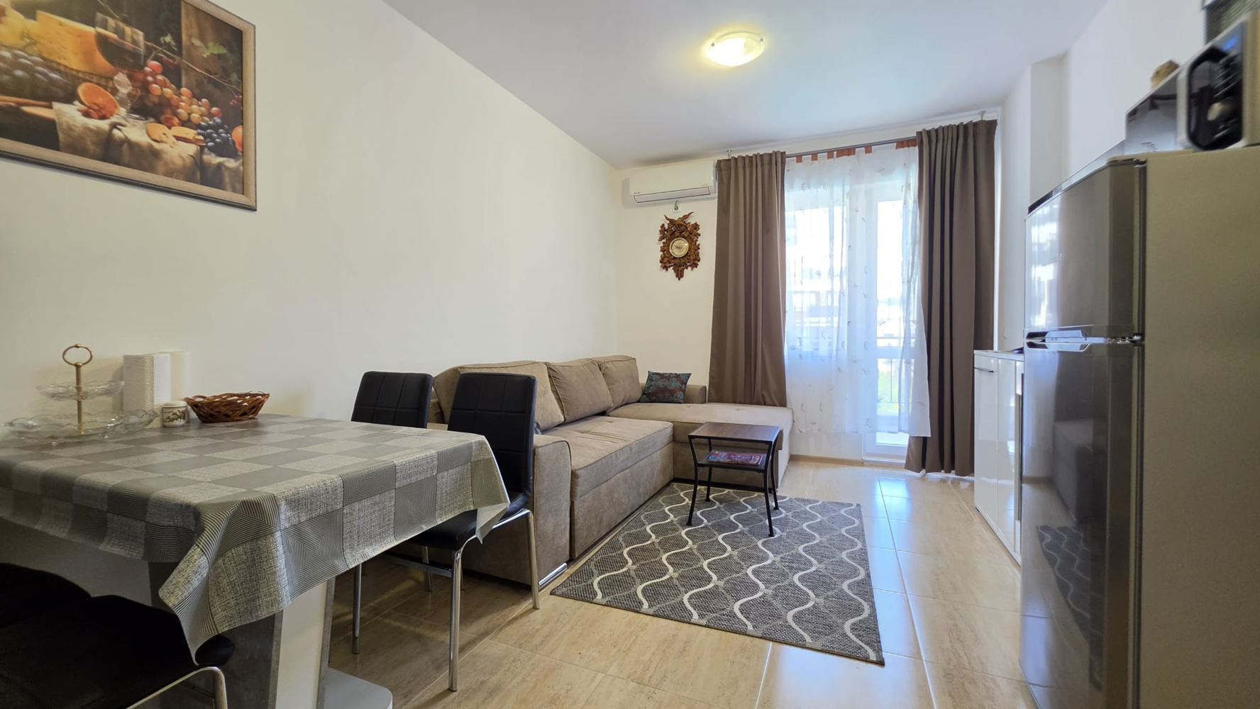Útulný apartmán s jednou ložnicí v centrální části Slunečného pobřeží – vynikající volba pro dovolenou a investici
