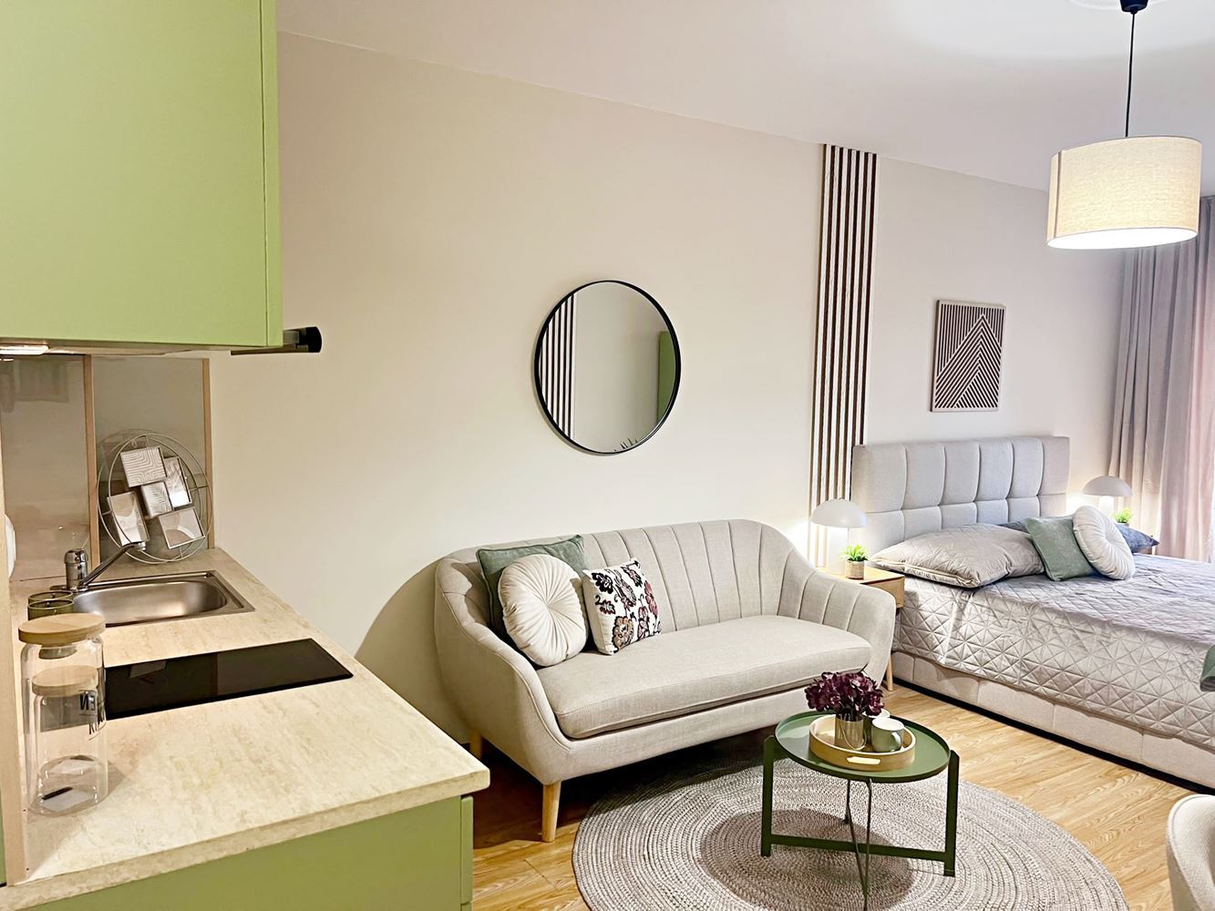 Studio s designovou rekonstrukcí ve Sveti Vlas – pouhých 200 m od moře