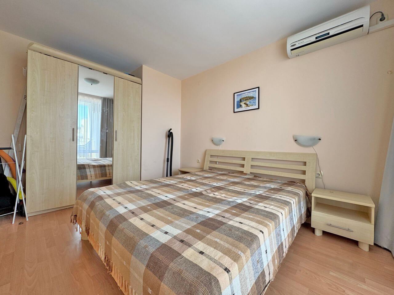 Apartmán s jednou ložnicí s výhledem na moře a bazén v prestižním komplexu ve Sveti Vlas