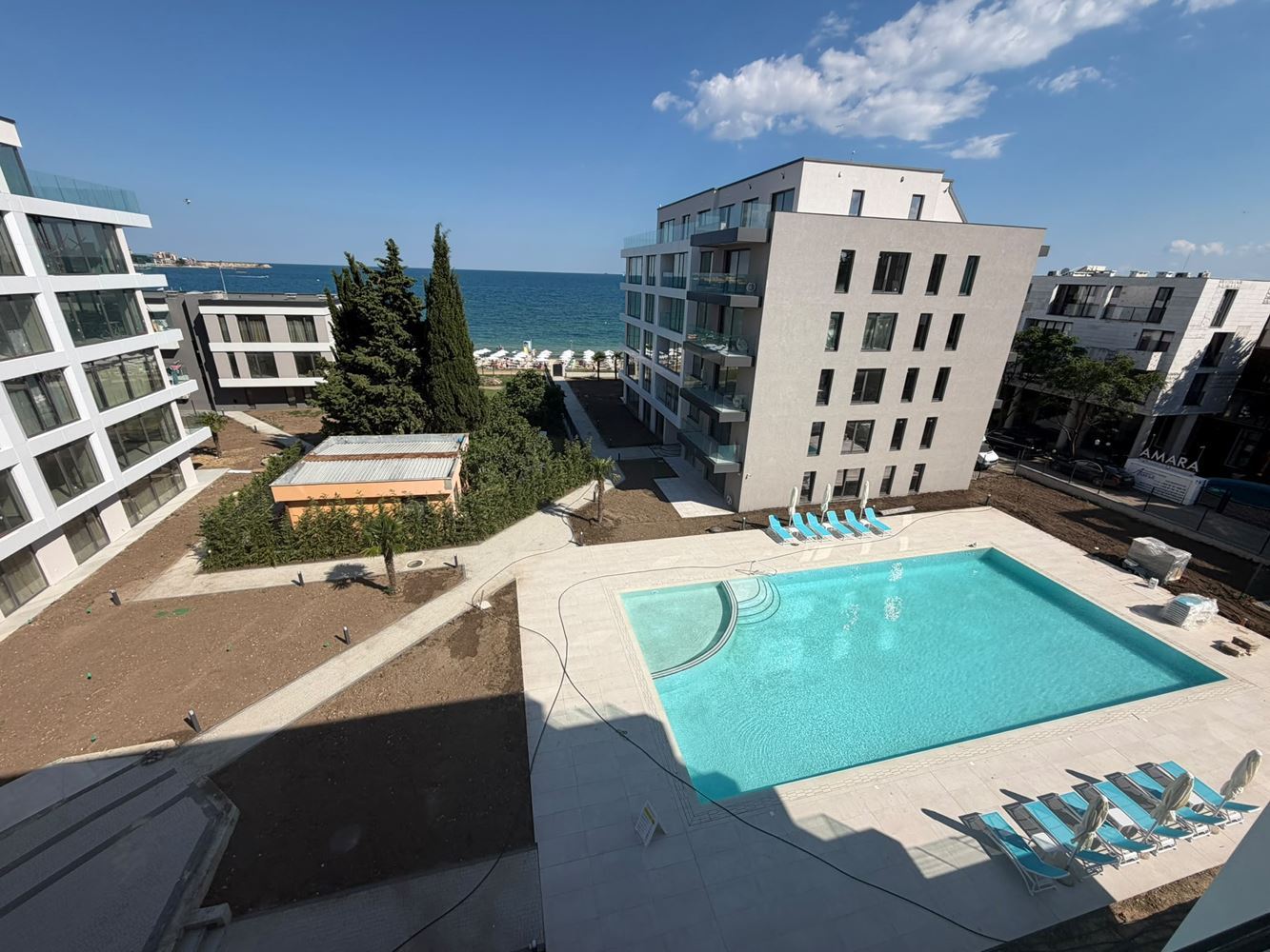 Apartmán s jednou ložnicí s přímým panoramatickým výhledem na moře v Ravdě – prvotřídní komfort a výhled z každého obytného pokoje
