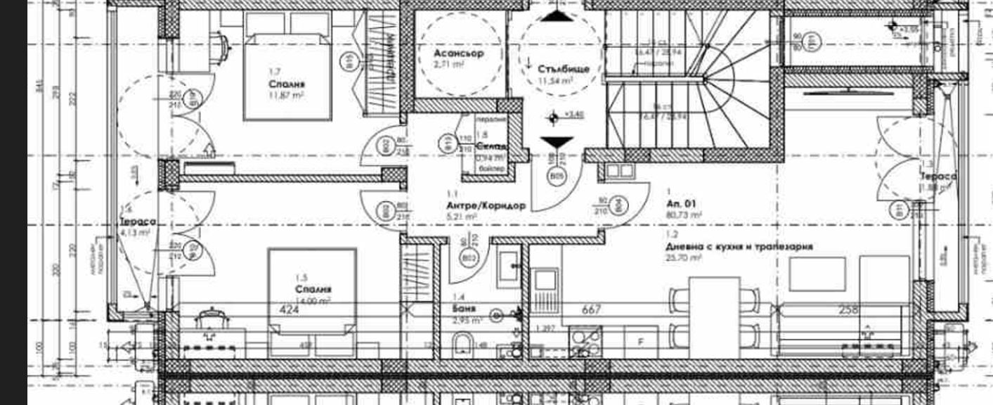 Prostor, světlo a komfort – apartmán se dvěma ložnicemi a dvěma orientacemi v novostavbě v Meden Rudnik, zóna B