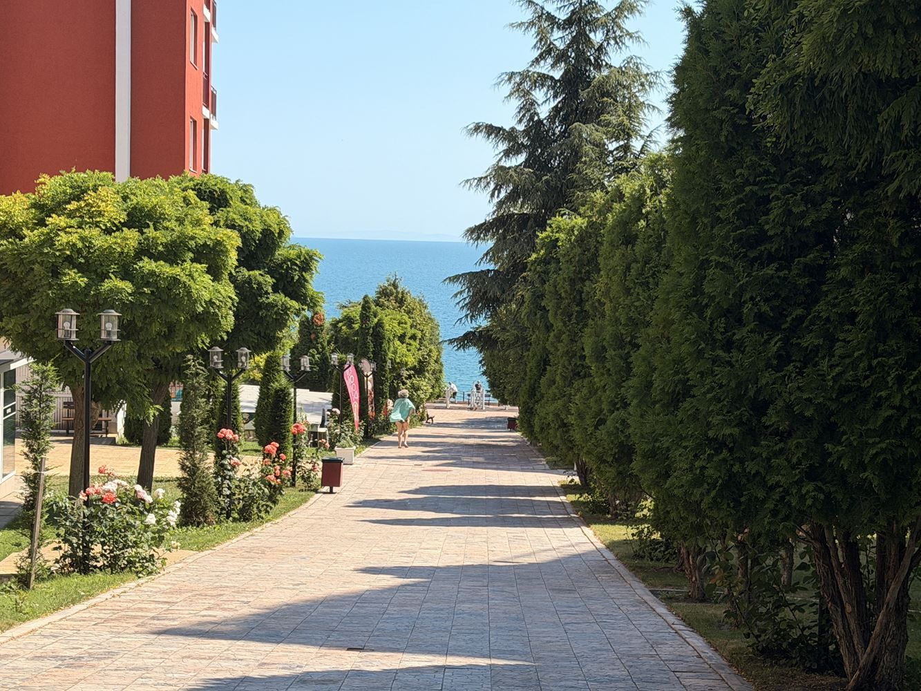 Absolutně první linie v Sveti Vlas! Prostorný apartmán s jednou ložnicí a nádherným výhledem na moře