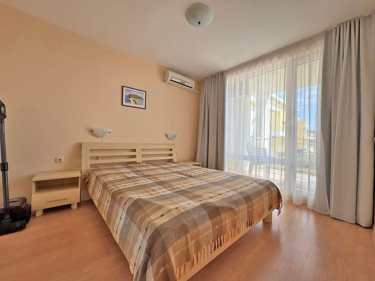 Apartmán s jednou ložnicí s výhledem na moře a bazén v prestižním komplexu ve Sveti Vlas