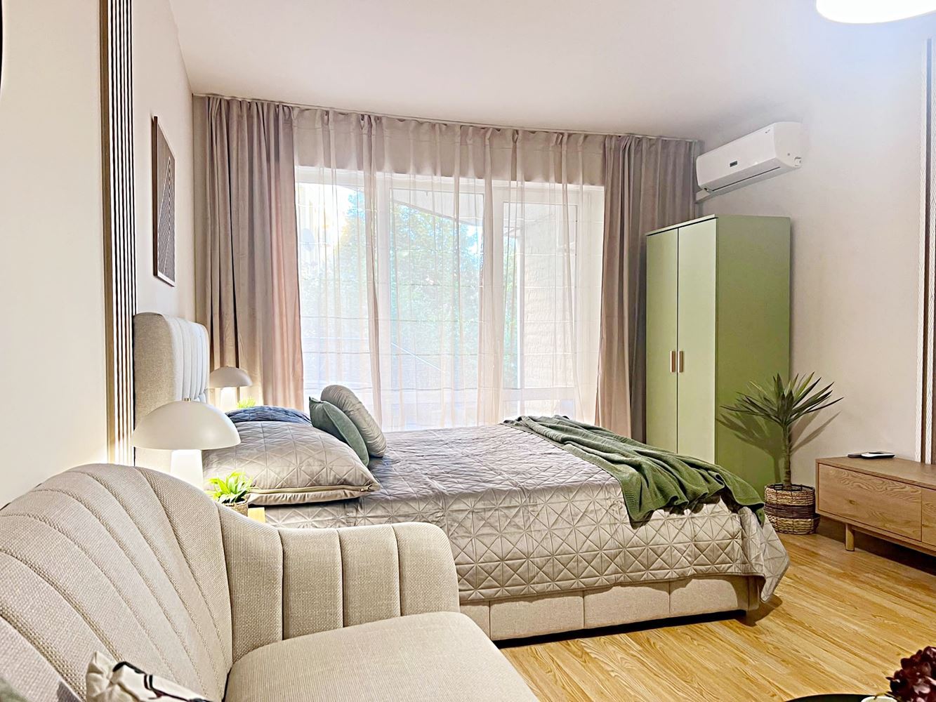 Studio s designovou rekonstrukcí ve Sveti Vlas – pouhých 200 m od moře