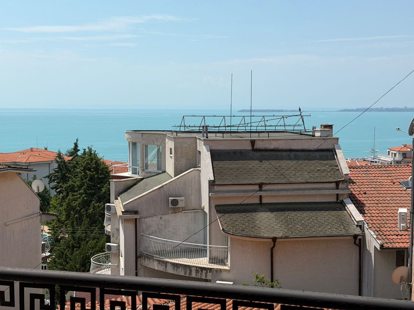 Sveti Vlas: mimořádně prostorné studio s panoramatickým výhledem na moře