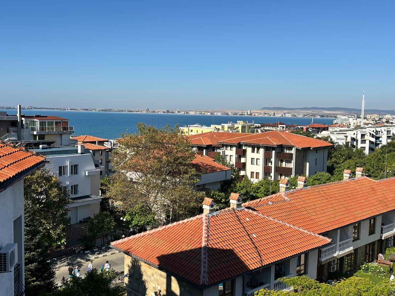 Útulný byt s jednou ložnicí a panoramatickým výhledem na moře ve Sveti Vlas