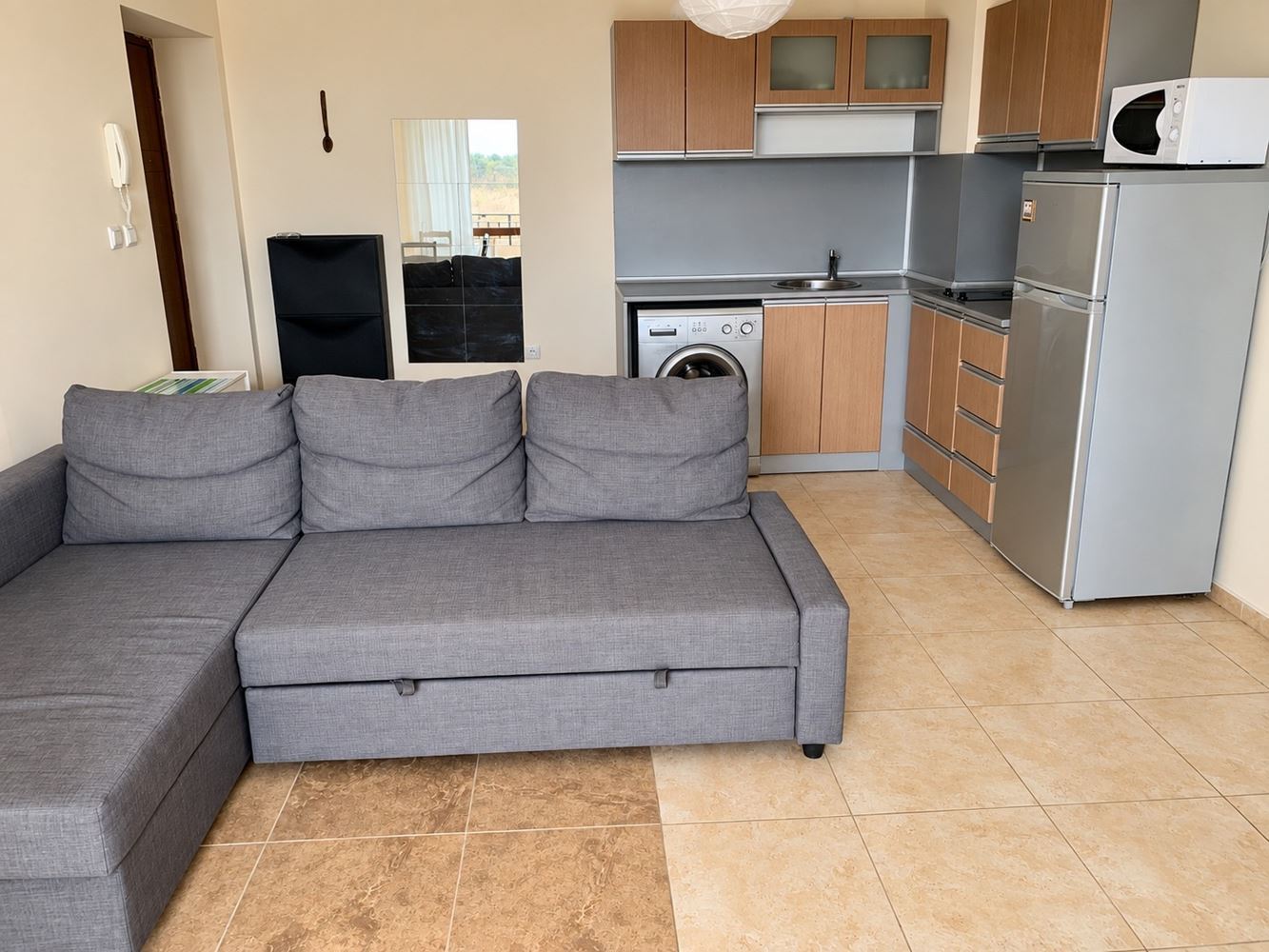 Prostorný apartmán se dvěma ložnicemi a výhledem do přírody v Nesebaru