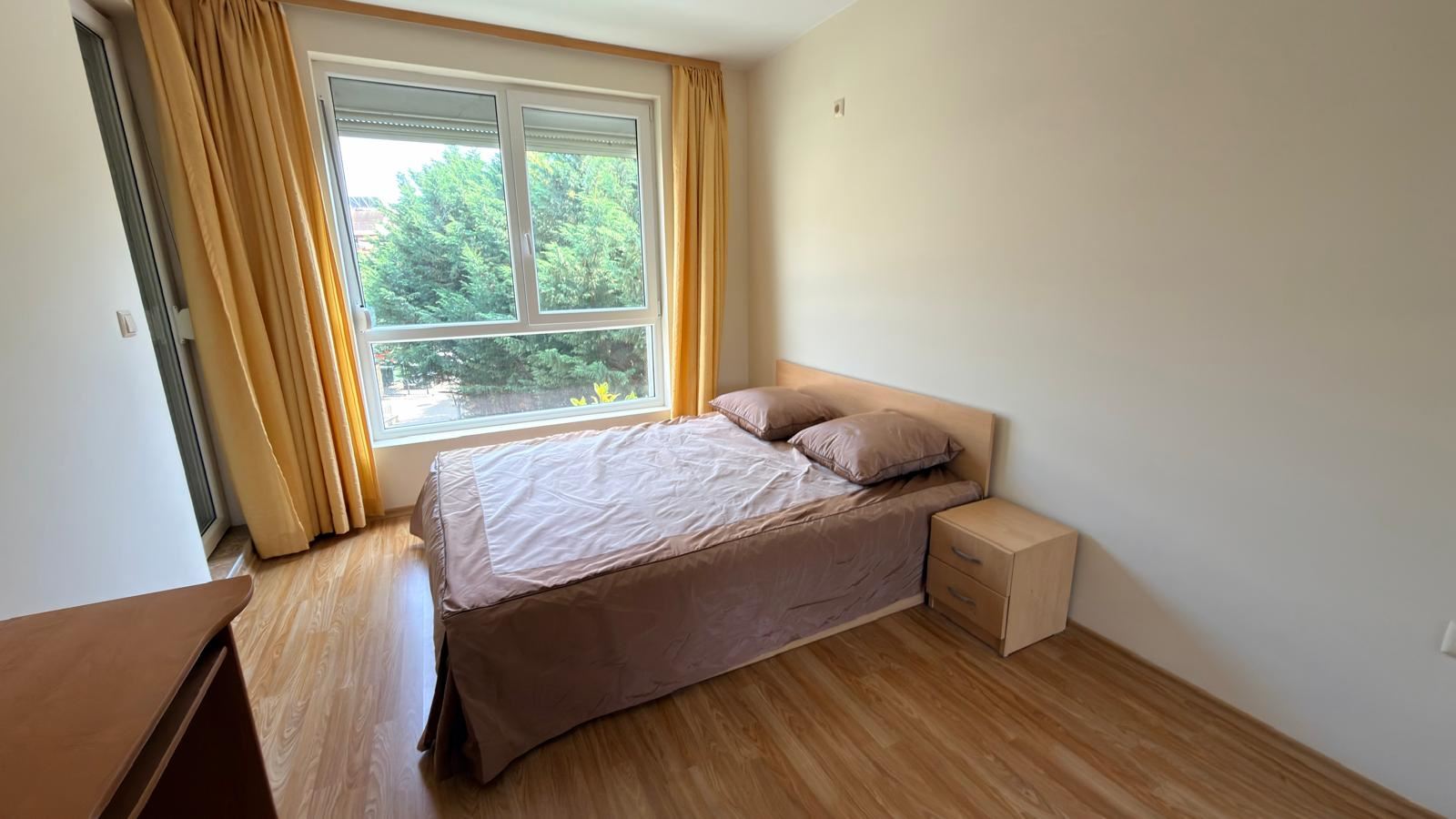 Útulný apartmán se dvěma ložnicemi v Nesebaru – komfortní bydlení v moderním rezidenčním komplexu