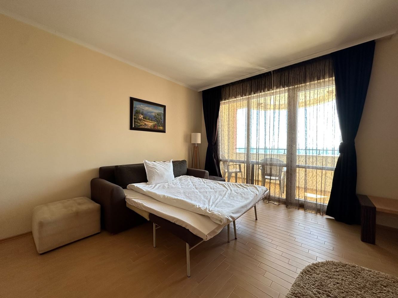 Apartmán s působivým panoramatickým výhledem na moře v první linii v Sunny Beach
