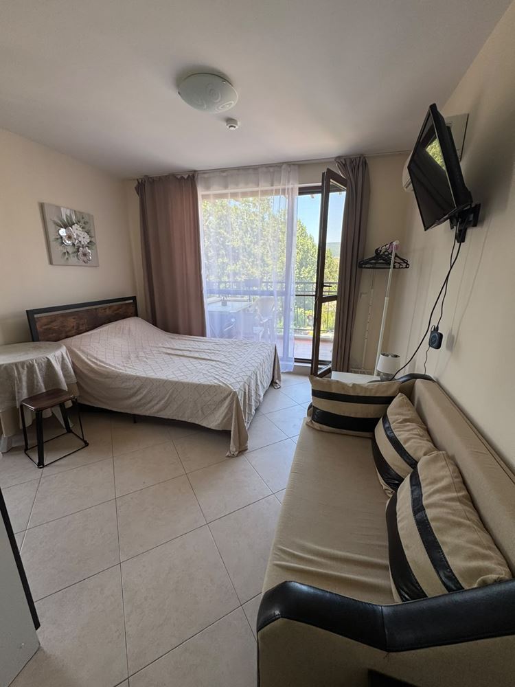 Studio v luxusním komplexu v Sunny Beach – výborná lokalita, komfort a připravená nemovitost k okamžitému užívání