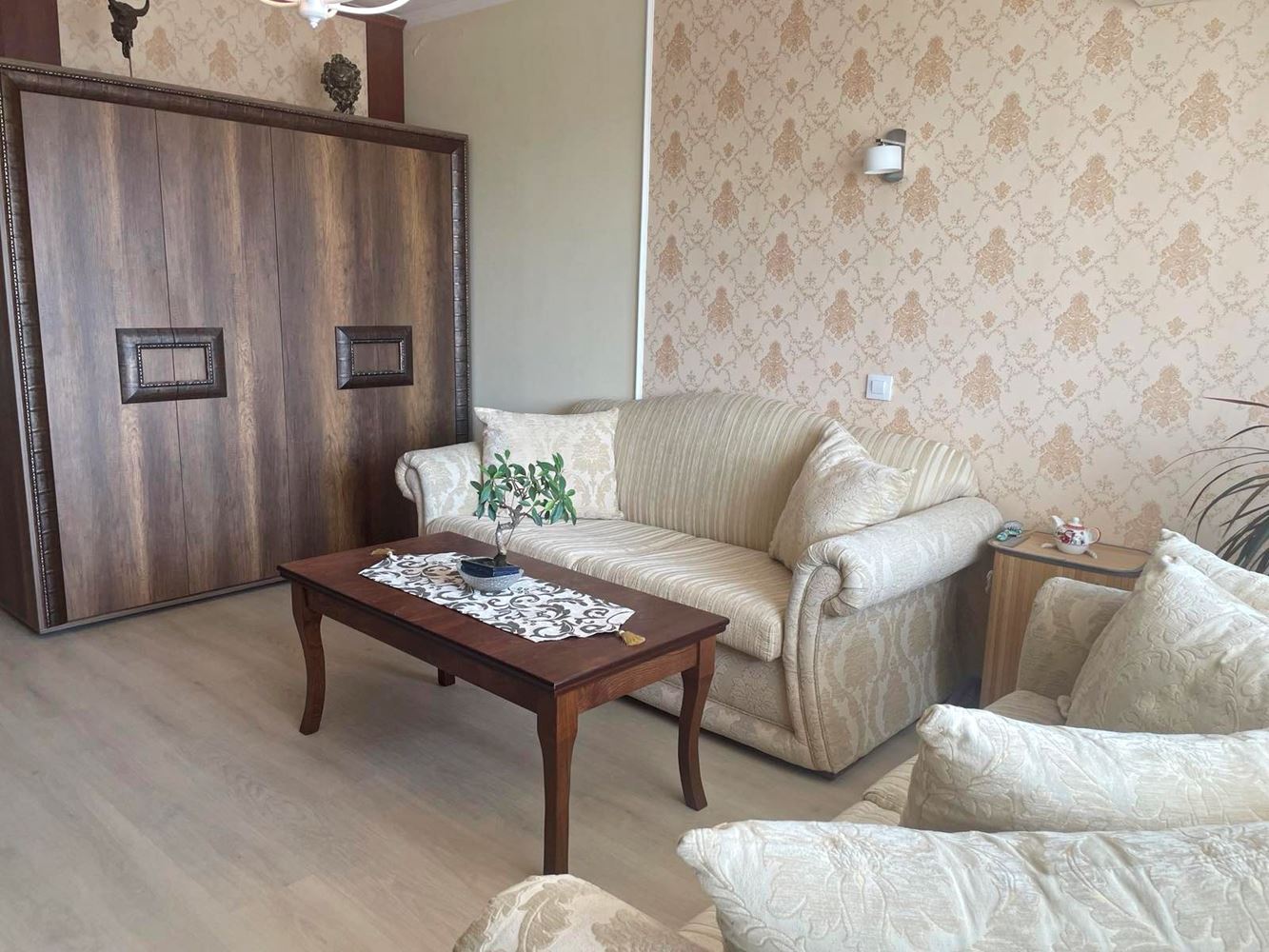 Prostorný apartmán se dvěma ložnicemi 100 metrů od pláže v Nesebaru