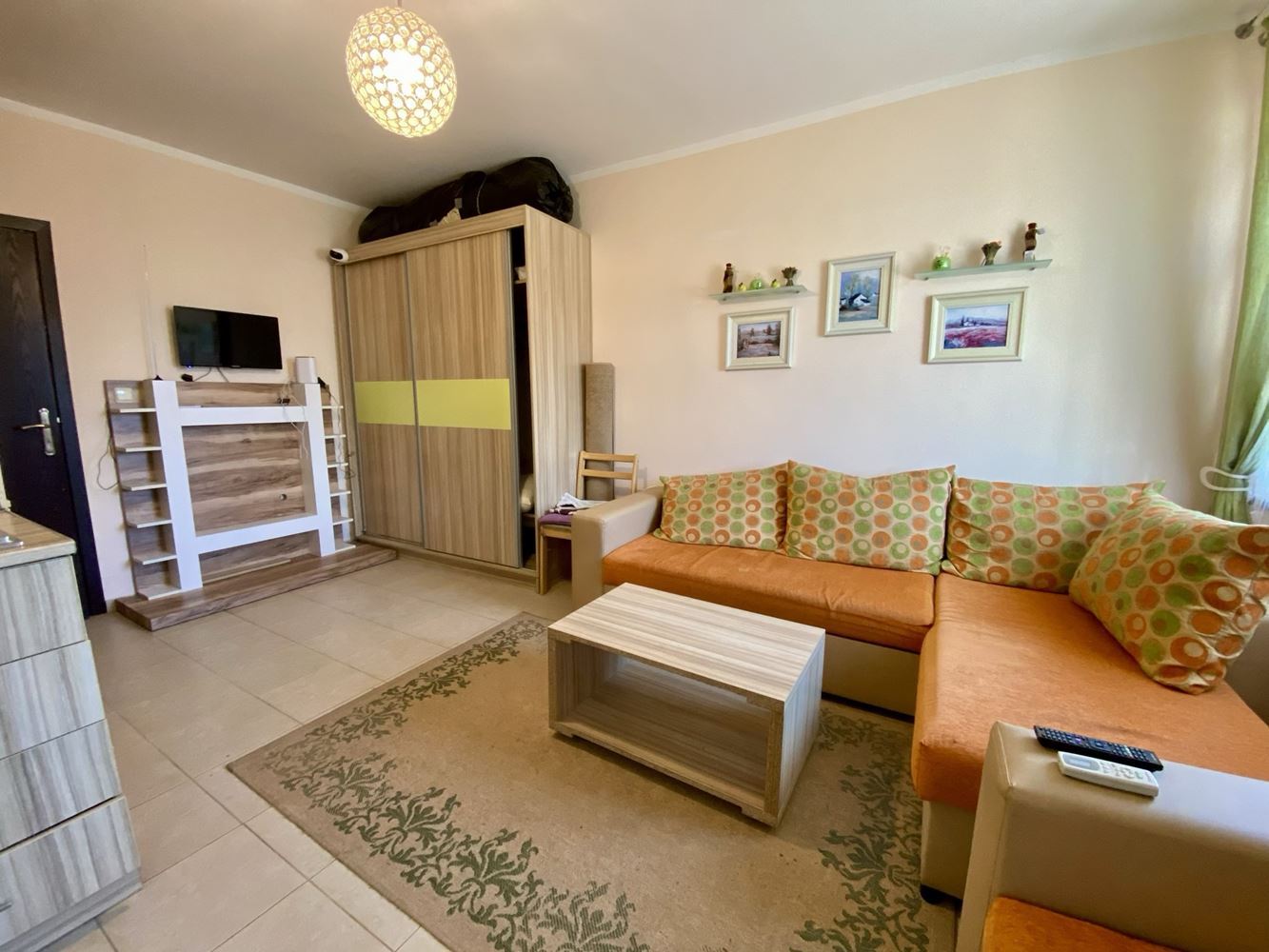 Výborná investice – prostorné studio připravené k nastěhování blízko Slunečné pobřeží