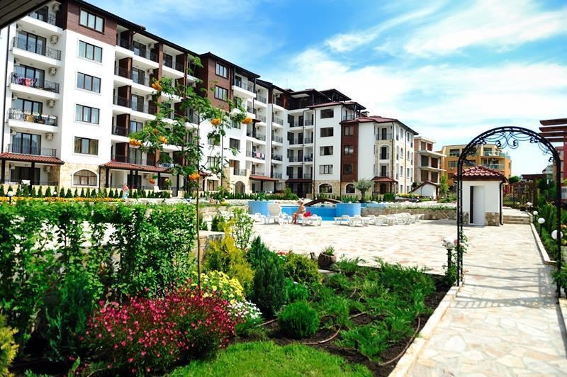 Útulné studio v Nesebaru – připravené k bydlení v komplexu s výborným vybavením a klidnou atmosférou