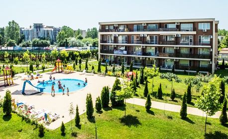 Jedno-ložnicový apartmán v Sunny Beach – útulnost, klid a zelené prostředí v krásném komplexu