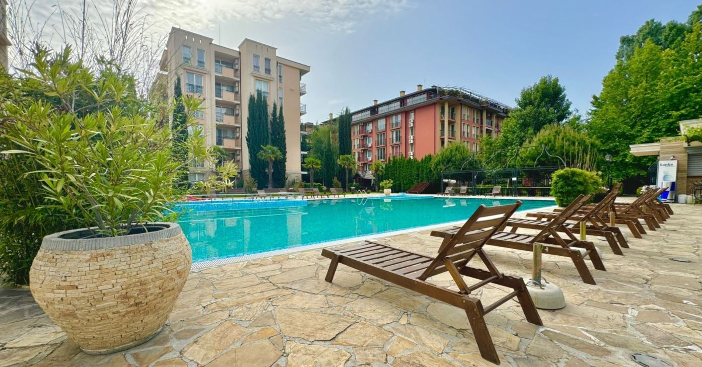 Plně zařízené studio v Sunny Beach – pohodlí, klid a vynikající vybavení