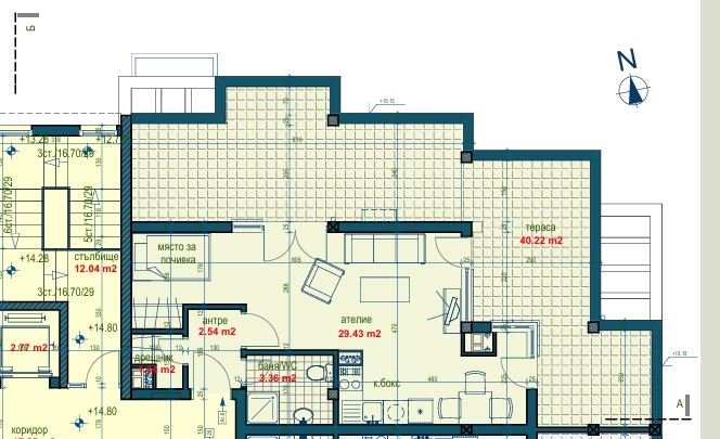 Prostorné studio s velkou panoramatickou terasou na Slunečném pobřeží – vynikající lokalita a nízký poplatek za údržbu