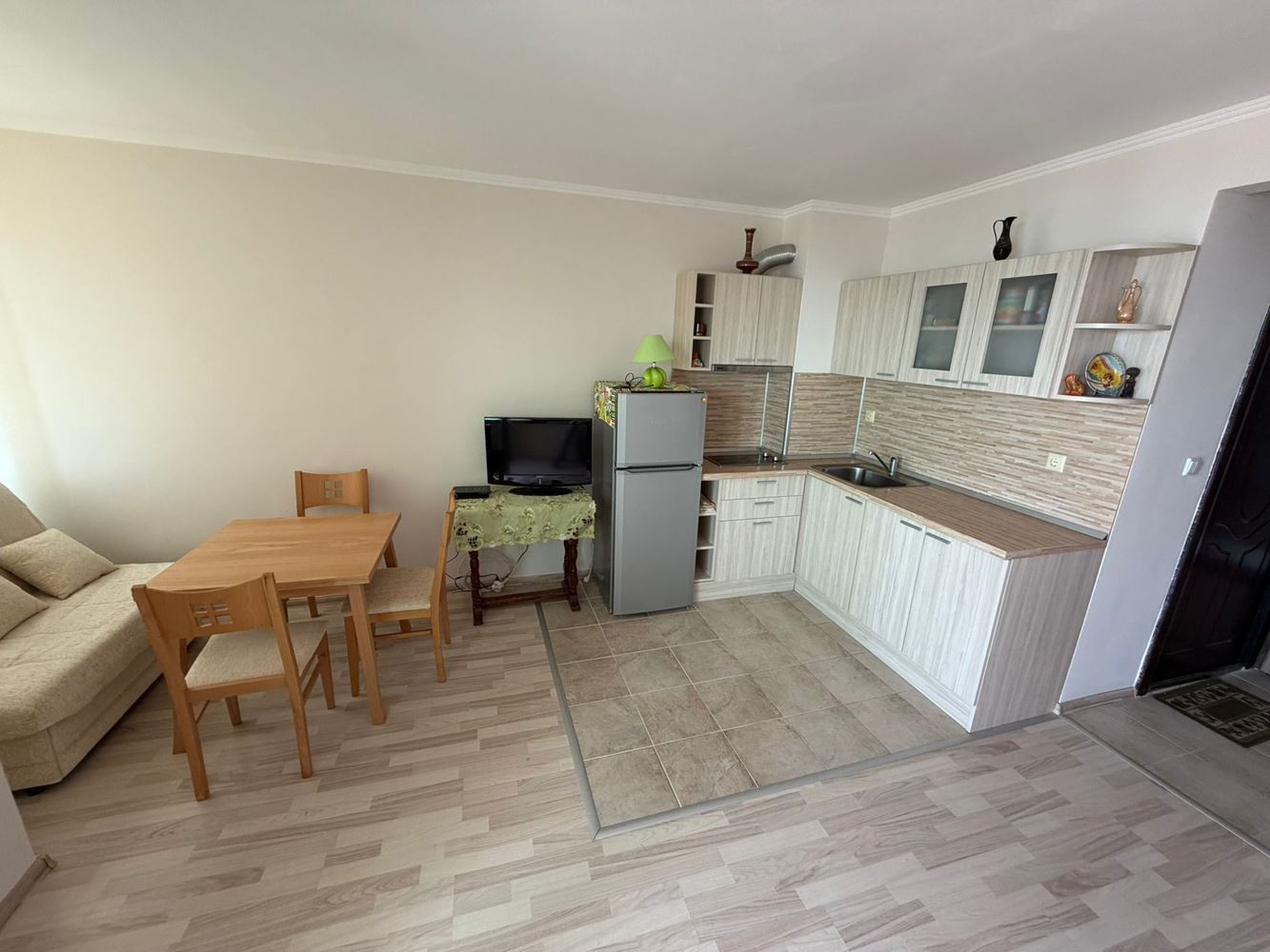 Sveti Vlas: mimořádně prostorné studio s panoramatickým výhledem na moře